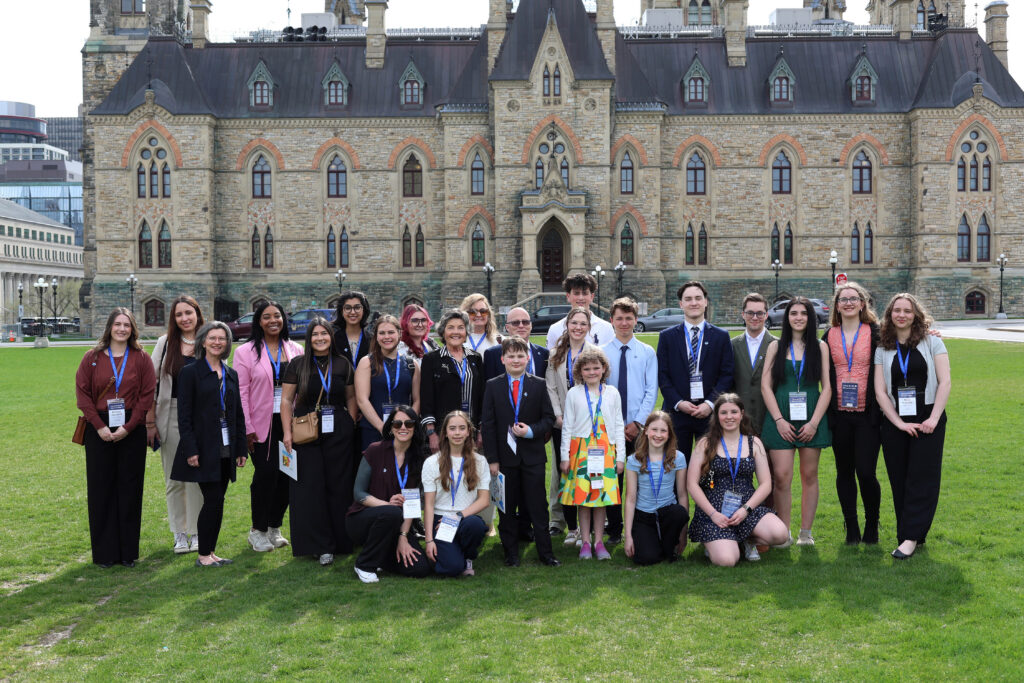 BreakthroughT1D delegates on Parliament Hill 
